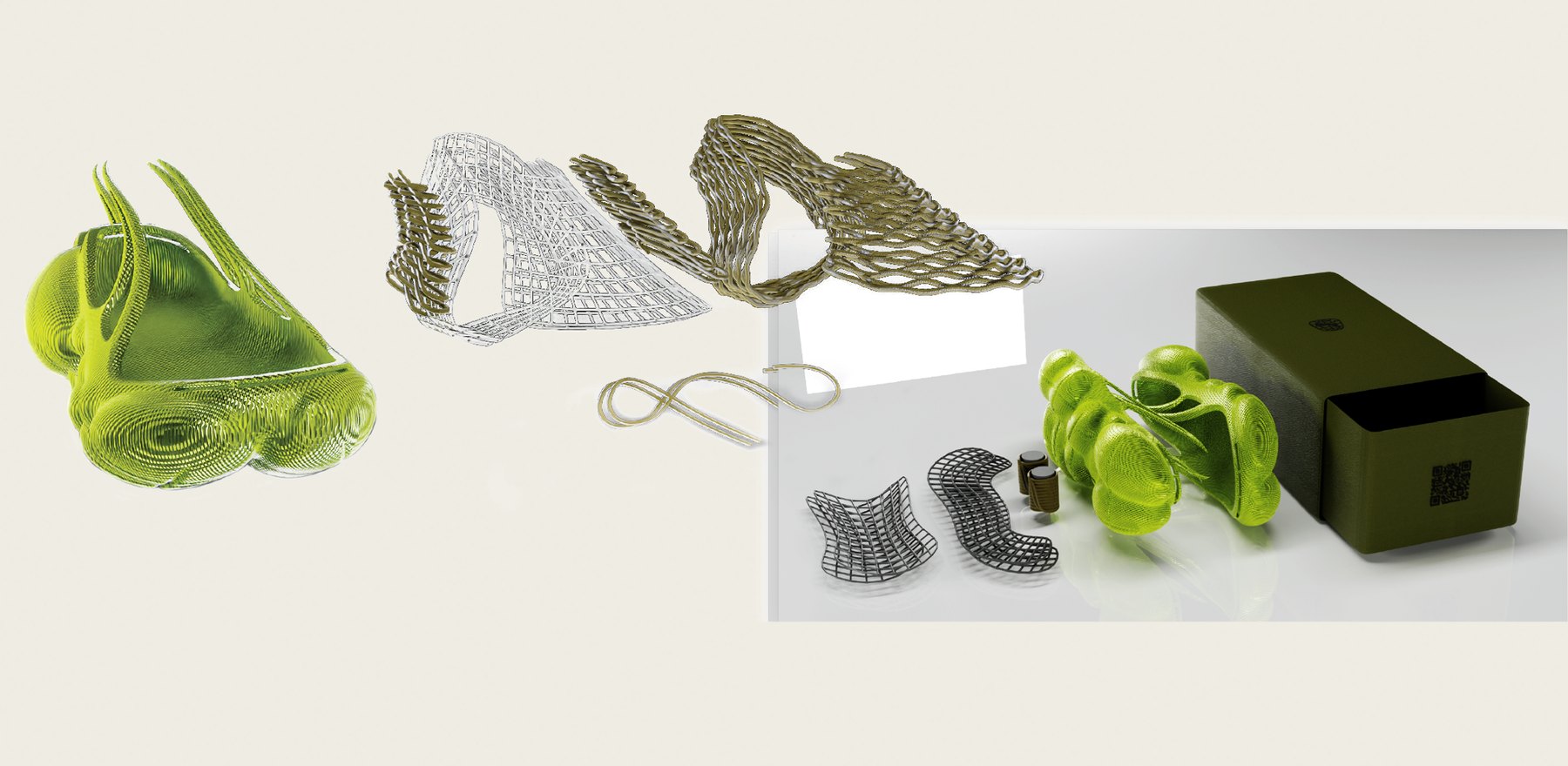 Component studies and final packaging with QR code